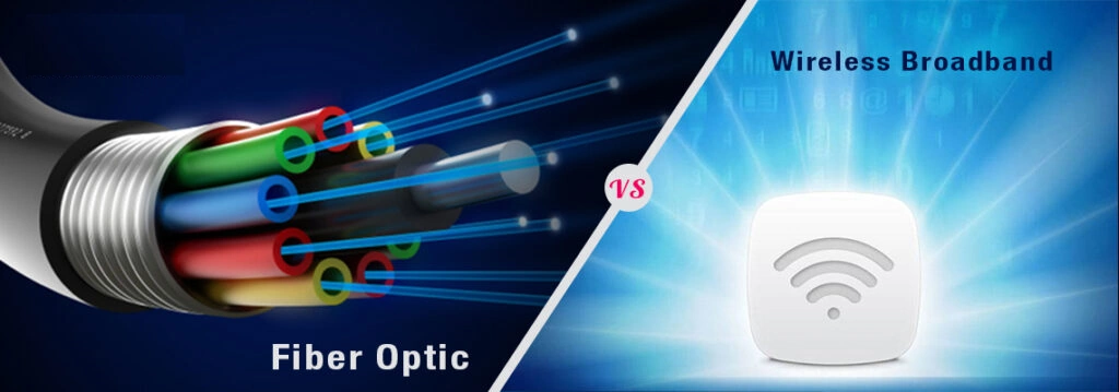 اینترنت بی‌ سیم ثابت در مقابل فیبر نوری